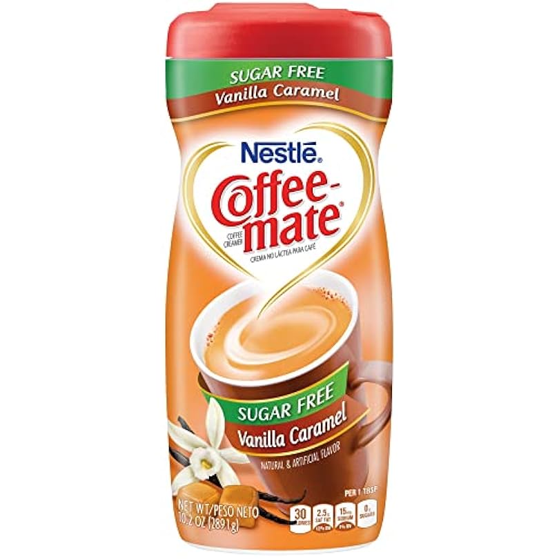 Coffee-Mate, Vanilla Caramel, Sugar Free Powder Creamer, 10.2oz Canister (Pack of 2) by Coffee-mate - PACK OF 3 143389264