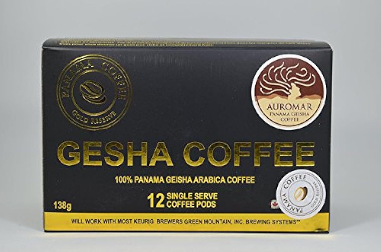 12 Panama Auromar Geisha Coffee Capsule Cups 146058759