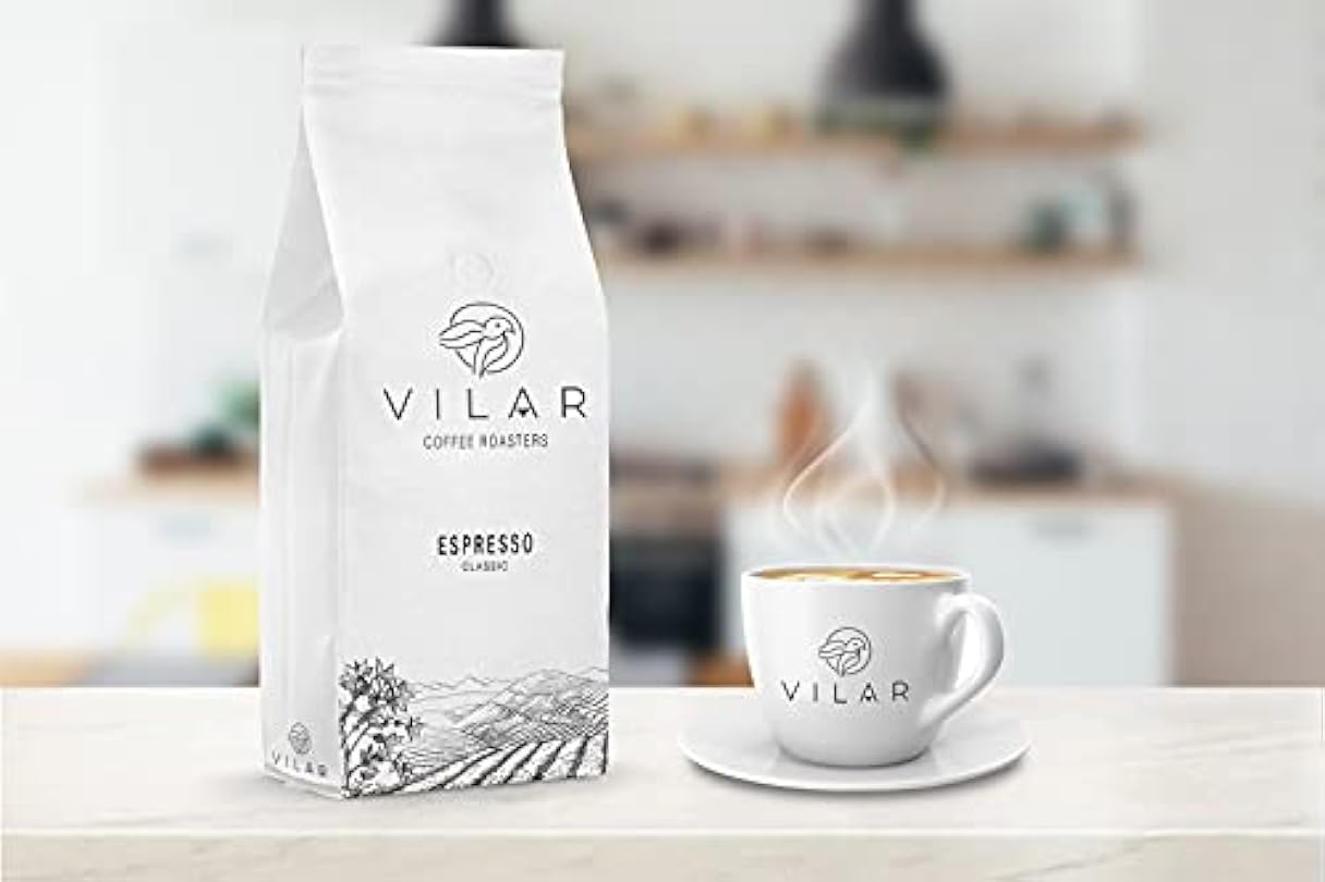 Vilar Coffee Roasters 1 kg (2.204 lb) Espresso Coffee Beans, Whole Bean Espresso, Classic Blend - Medium Roast 177800843