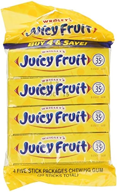 Wrigley's Juicy Fruit 4PK 256357100