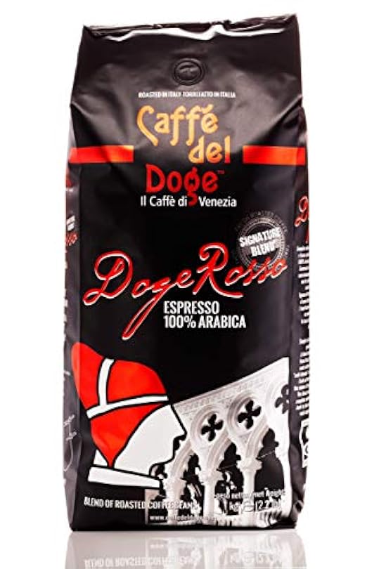 1kg Doge Rosso 100% Arabica Coffee Signature Medium Roast Italian Blend Whole Beans Bag by (Venice) 298614815