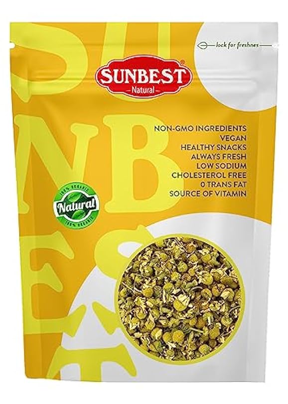 Sunbest Natural - Whole Chamomile Flowers, 15 oz - Fragrant and Soothing Herbal Tea | Pure and Natural Delight 345566591