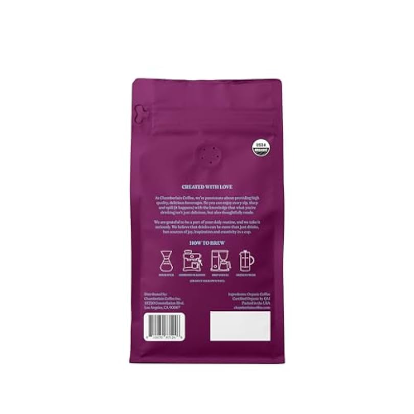 Chamberlain Coffee Fancy Mouse Espresso Blend, Extra Bold Dark Roast Organic Coffee with Notes of Chocolate, Fresh Ground 12oz 35408550