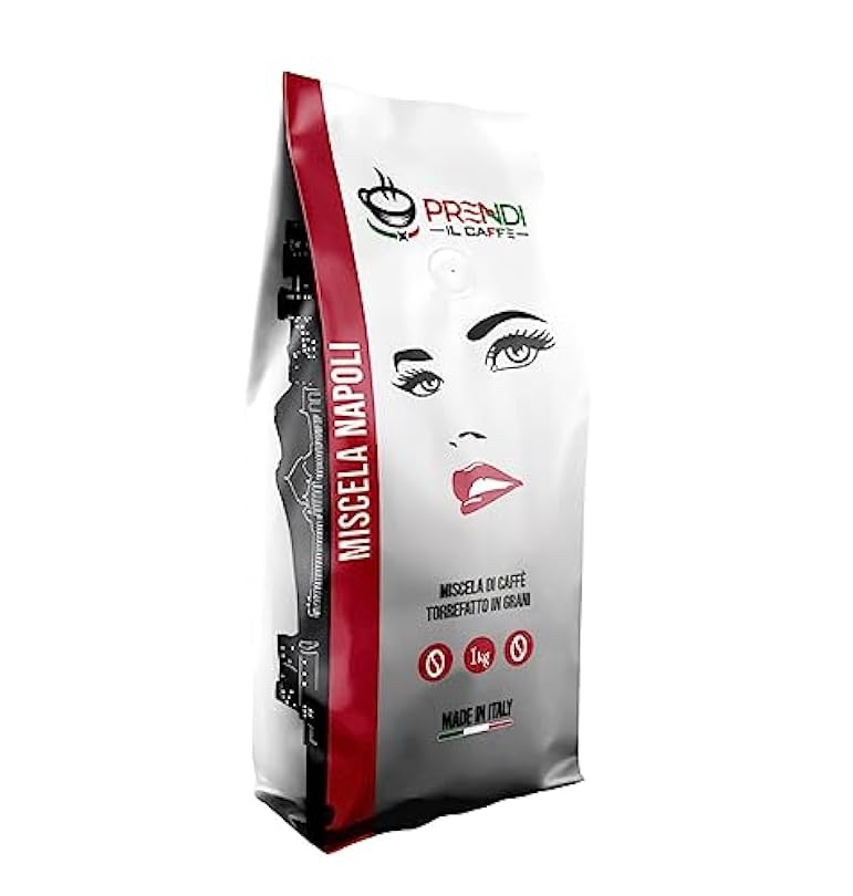 Prendi Miscela Napoli Whole bean coffee blend, Resealable Bag (2.2 LB) Pack of 1, Italiano Whole Bean Coffee Blend 430757808