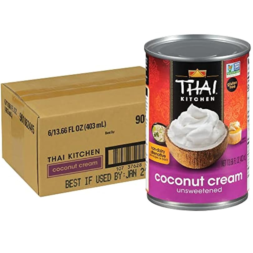 Thai Kitchen Unsweetened Coconut Cream, 13.66 fl oz (Pack of 6) 458004806