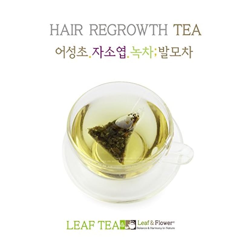 [Pyramid Tea bags] Korean Herbal Tea / 100% Natural Hair Regrowth Tea 15 Triangle Tea bags/삼각티백 발모차 487304495