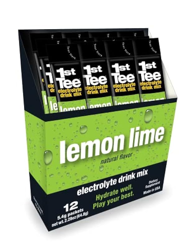 1st Tee Electrolyte Drink Mix Lemon Lime (Box of 12) 506663468