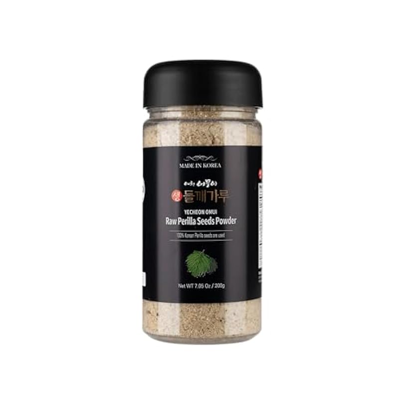 [YECHEON OMUI] Korean 100% Perilla Seeds Powder Flour 200g / 7 oz - Origin : South Korea 들깨가루 539941690