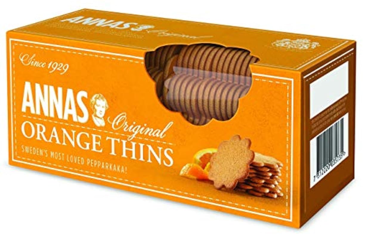 Anna's Orange Thins Swedish Cookies 5.25 Oz 597165186
