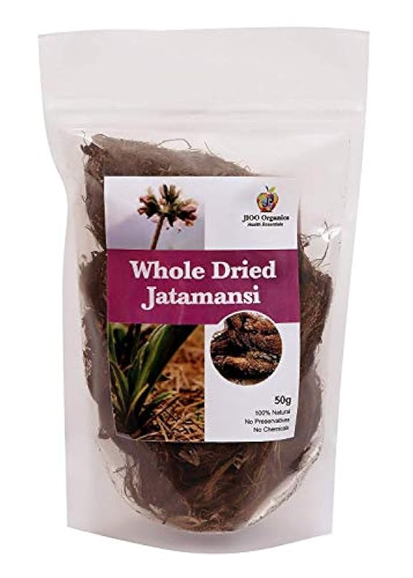 { pack of 3 } Jioo Organics Whole Dried Jatamansi and Musk Root, Spikenard (50 g) 621566232