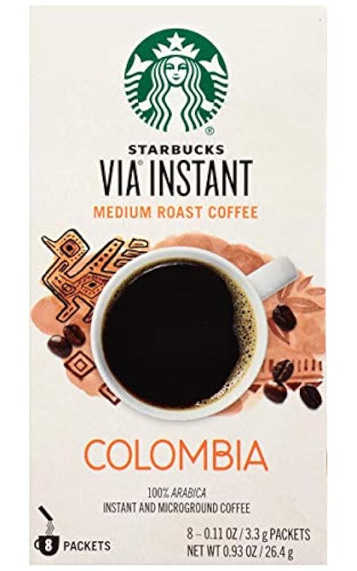 Starbucks VIA Colombia Coffee, 8ct (Pack of 6) 639067576