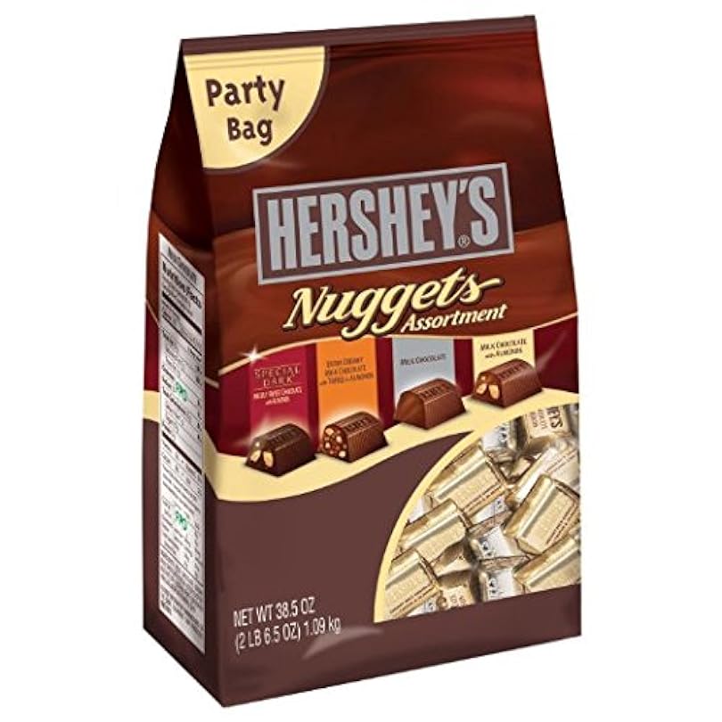 Hershey's Nuggets Chocolate-Assortment New Super Size Package- 4lbs -77 Ounces 650859312