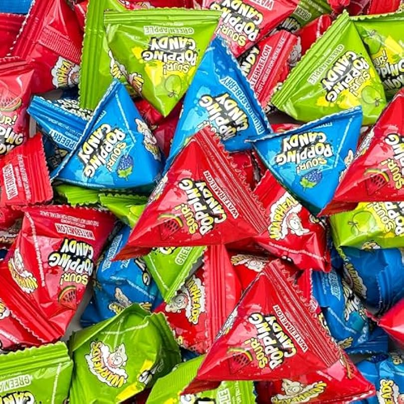 Warheads Sour Popping Candy - Assorted Fruit Flavors, 24 Pieces Pack 697616799