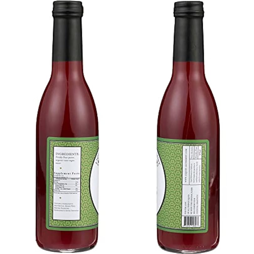Liquid Alchemist Prickly Pear Syrup for Cocktails - Real Ingredients Make our Puree a Perfect Margarita Mix Vegan Mixer Non-GMO Desert 12 oz 701519317