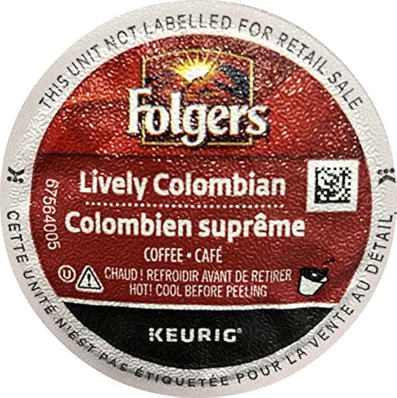 Folgers Single Serve Coffee - Lively Colombian - 80 K-Cups (Single Serve Portion Packs designed for use with Keurig Brewers) - Packaging May Vary 788962125