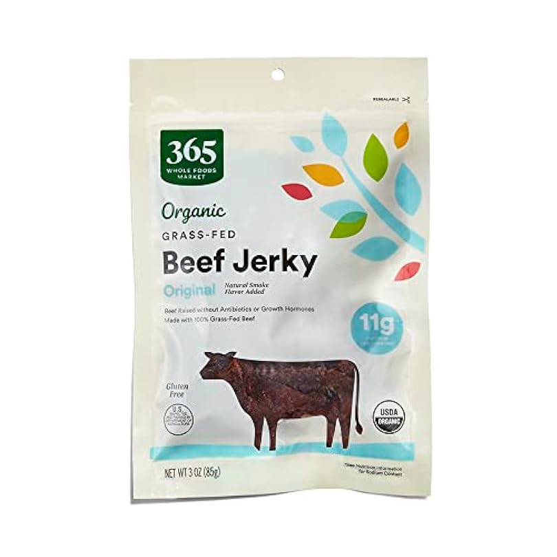 365 by Whole Foods Market, Organic Original Beef Jerky, 3 Ounce 867214008