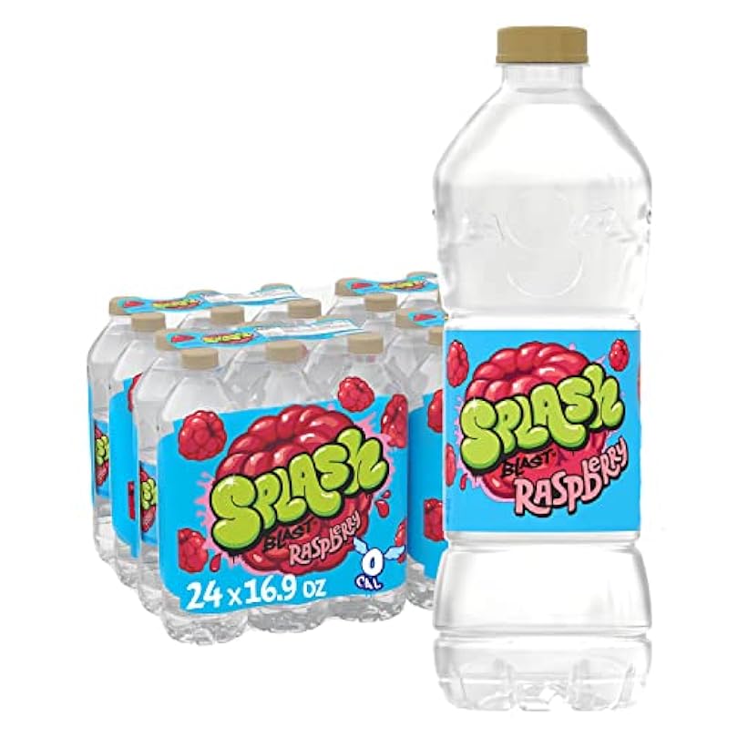 Splash Blast, Ras Flavored Water, Zero Sugar, with Electrolytes, 16.9 Fl Oz, 24 Pack 905918172