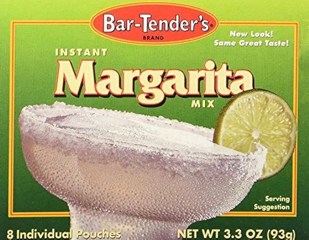 Bar-Tender's Instant Cocktail Drink Mixes 8 ct Boxes (Pack of 2) (Margarita 2 Pack) 920912445
