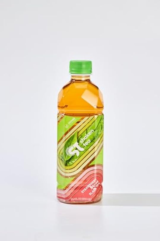 (Pack of 24) Shaken Tea - Strawberry Jasmine Black Tea || Asian Flavored Premium Iced Tea || Non-GMO || Real Leaf Brewed Tea || 16.9 Oz Bottles 930179261