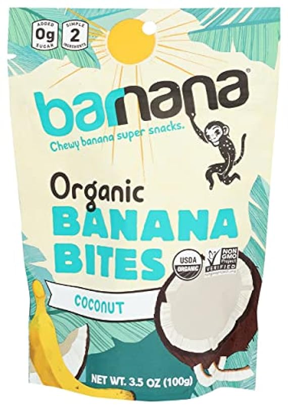 Barnana Organic Coconut Banana Bites, 3.5 OZ 935394325