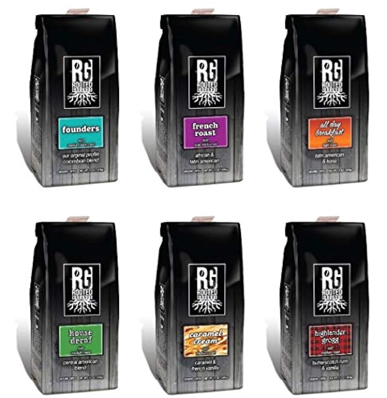 Rooted Grounds Small Batch Coffee - 100% Arabica Craft Coffee (Founders) 9523037